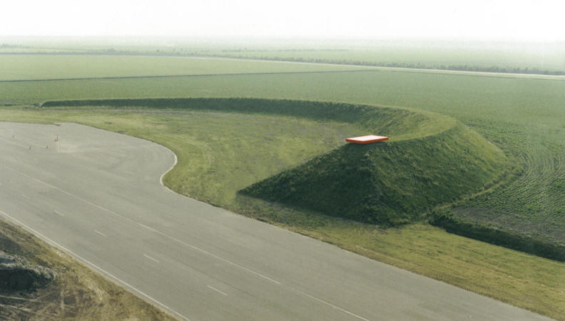 Land Art project in Lelystad, Netherlands.